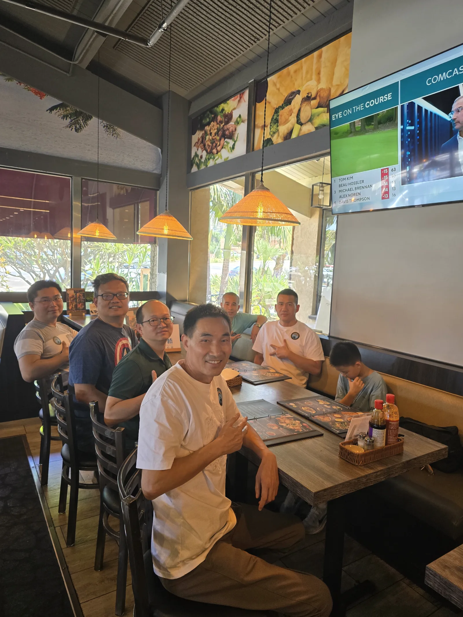彩虹桥 8/8 桥友会:中午转场的桥友宴